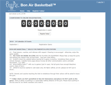 Tablet Screenshot of bonairbasketball.net